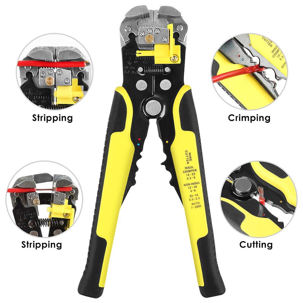 Tang Multifungsi Pengupas Kawat Otomatis 8 Inci