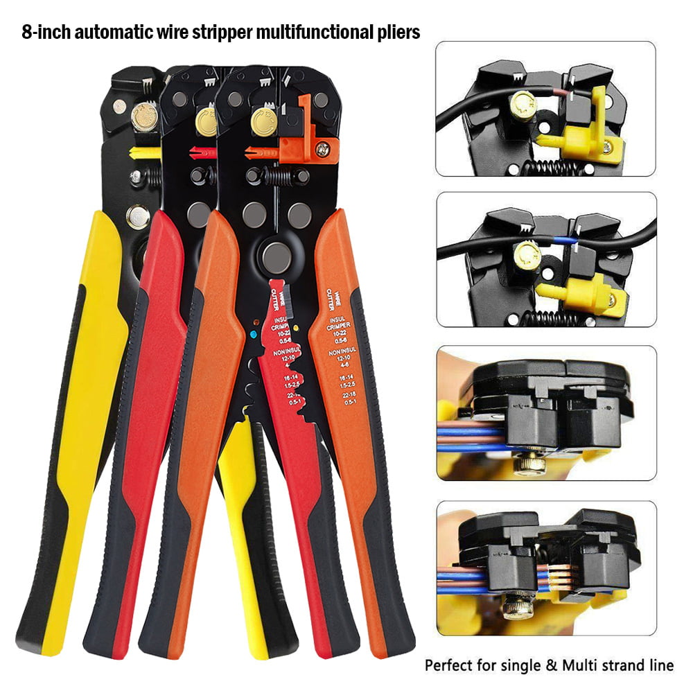 Tang Multifungsi Pengupas Kawat Otomatis 8 Inci
