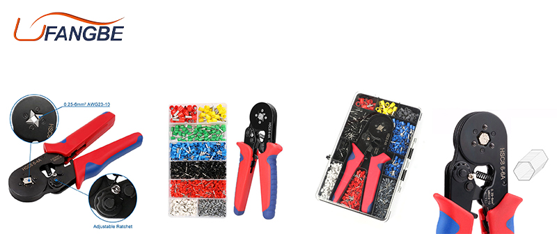 Wire Terminal Crimper：HSC8 6-4A Pliers Clamp crimper Sets
