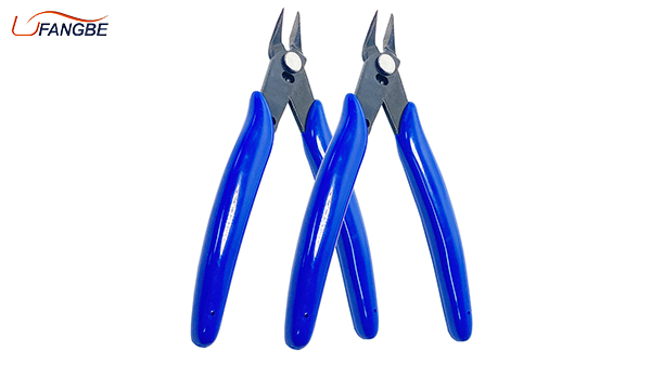5 Inch Snips Flush Side Cable Plastic Handle Pliers Mini DIY Making Wire Cutter Hand Tools Flat Long Nose Jewelry Pliers