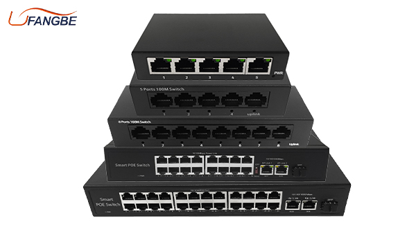 EU UK US Plug Unmanaged Poe Switch 10 100 1000Mbps Full Gigabit 5 Port Ethernet Network Switch for IP Camera