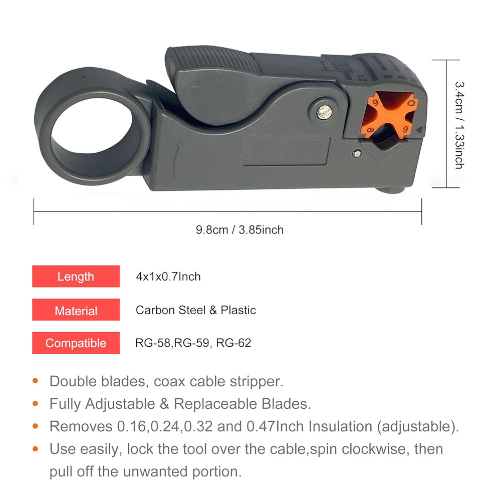 RF Coaxial Cable Crimper