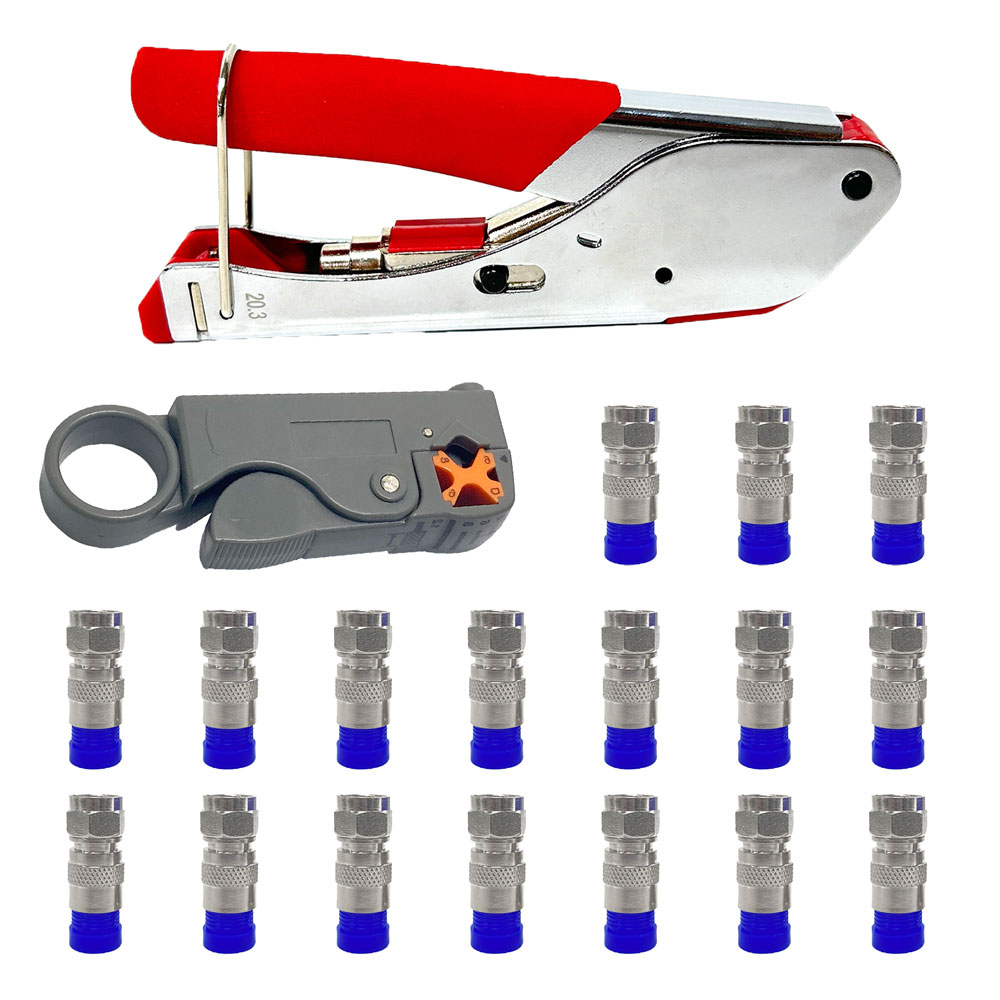 RF Coaxial Cable Crimper