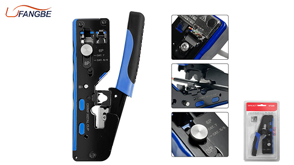 RJ11 RJ12 6P 8P Network Cable Clamp RJ45 Crimping Tool