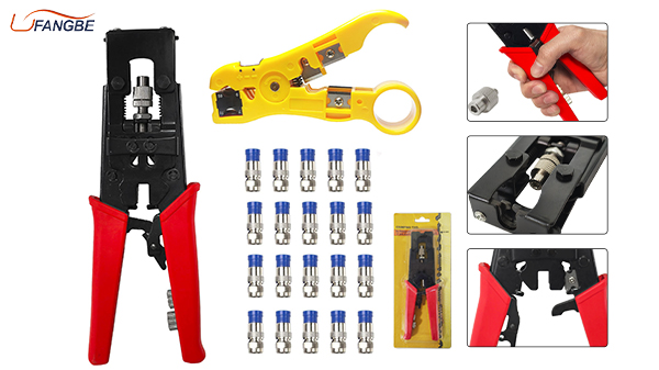 RG6 RG59 RG11 Coaxial Cable Crimping Tool Pliers
