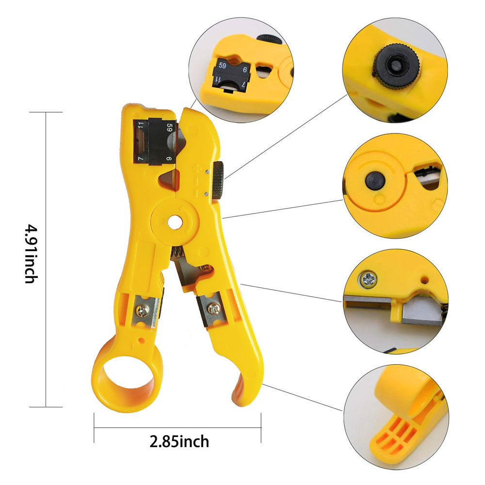 RF Coaxial Cable Crimper