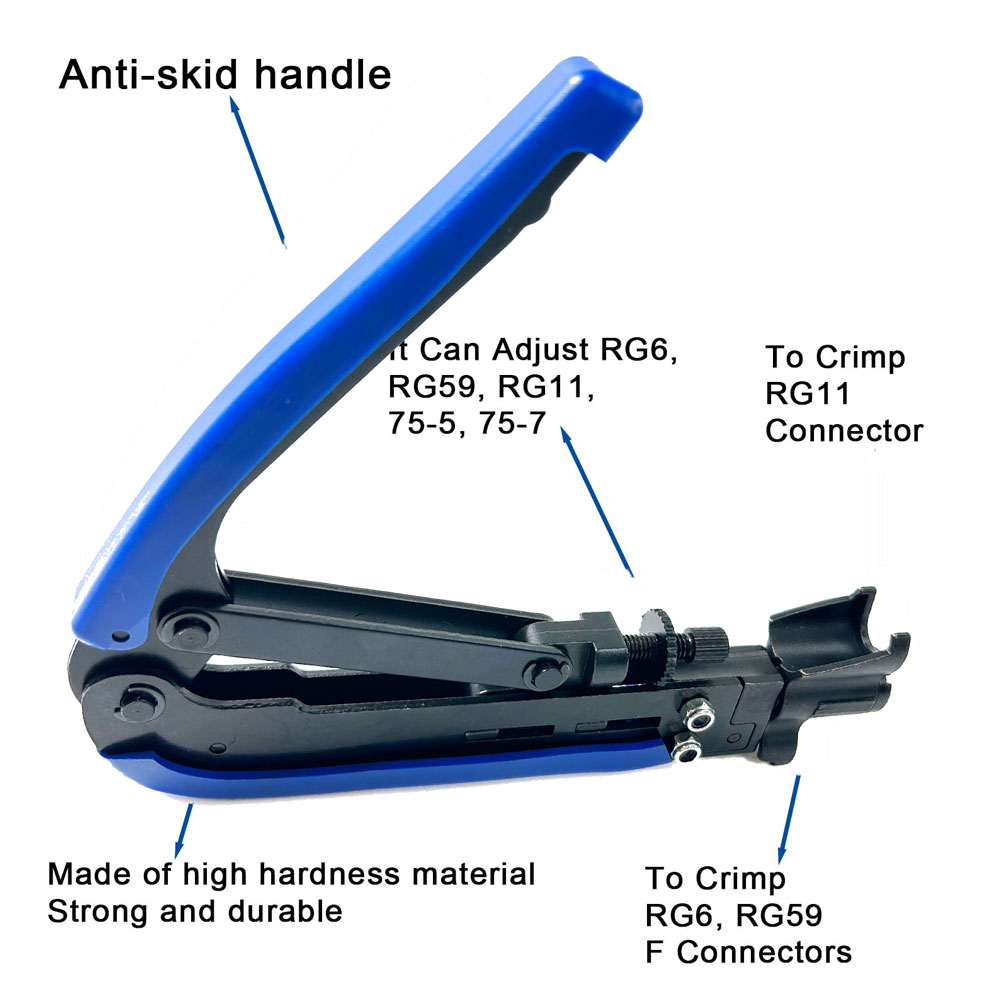 RF Coaxial Cable Crimper