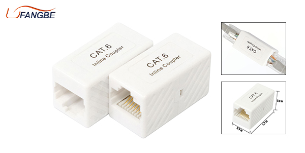 RJ45 Ethernet Cable Extender Adapter Keystone Jack
