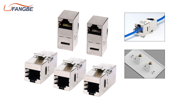 180 Degree Connector CAT6 Keystone Jack Modular