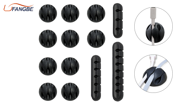 Tidy Desk Cable Winder Home Office Car Clips Cable Holder