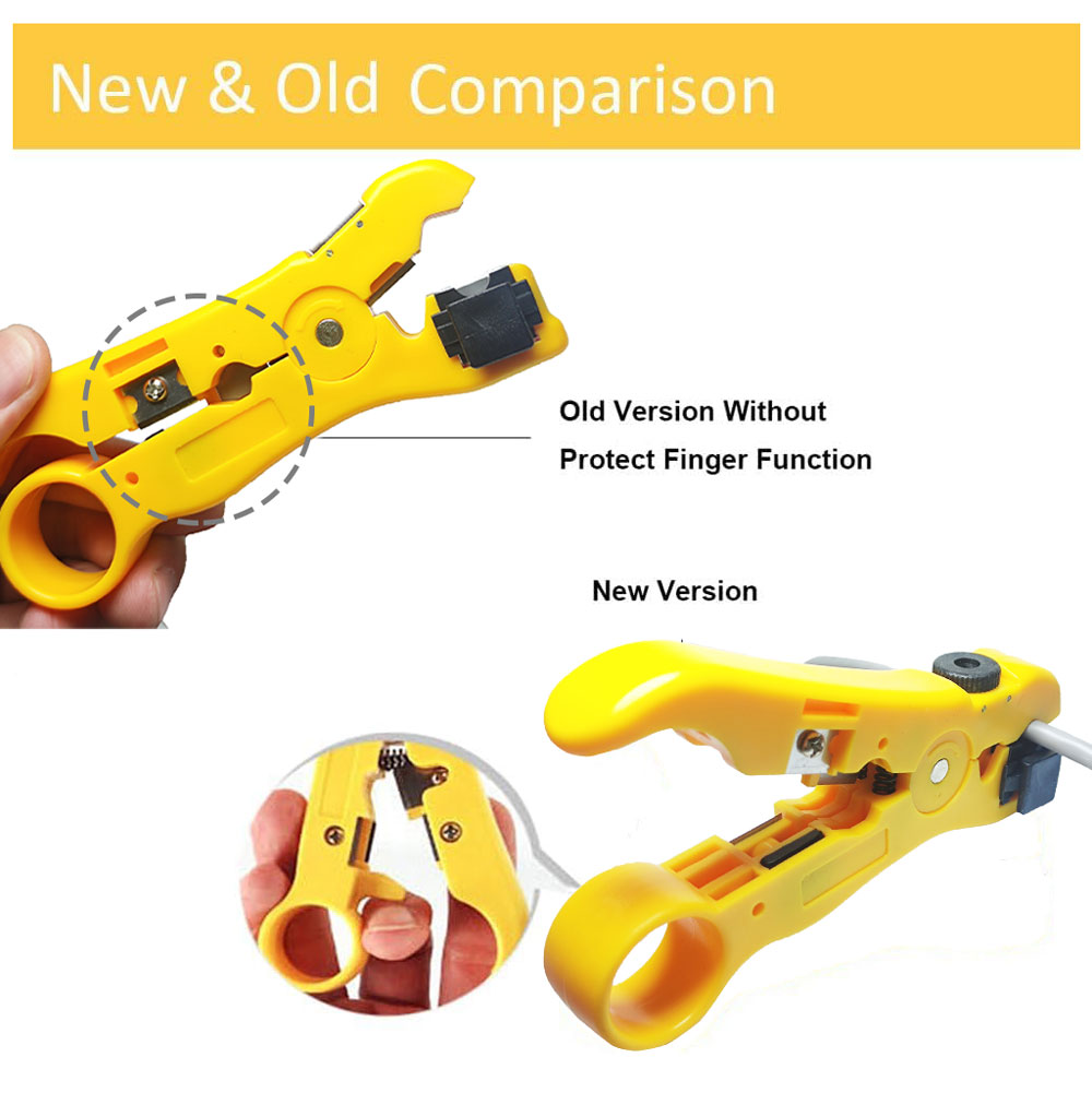Coaxial Cable Stripper Crimper
