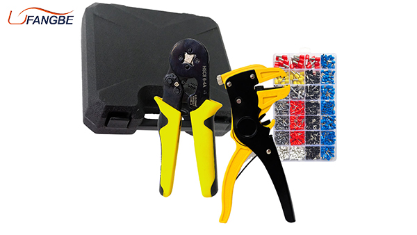 Insulated Terminal Tool Kit 1200PCS Wire Battery Cable Lug Crimping Cord End Cable Ferrule Crimping Tool Set