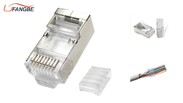 RJ 45 8P8C Pc Shielded Stp Ftp Cat6 Connector