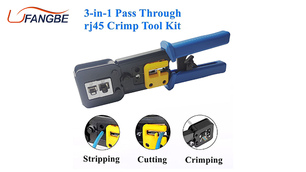 CAT5E CAT6 Pass Thru RJ45 Crimping Tool Pliers