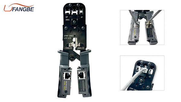 Rj45 Crimping Tool for 8p/6p with Tester