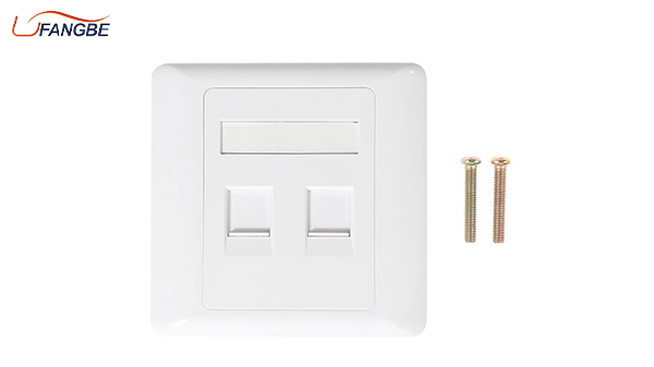 RJ45 Plug 86 Type Ethernet Socket Wall  FacePlate