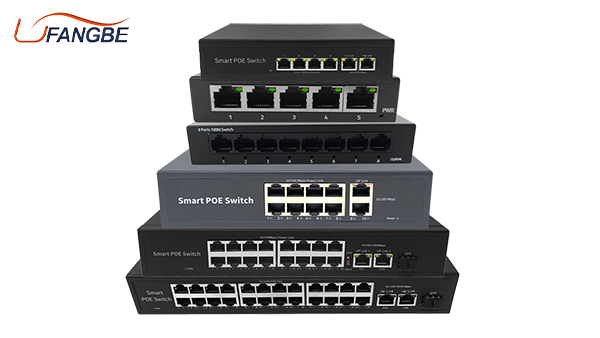 4 5 8 Port PoE Switch for IP Camera