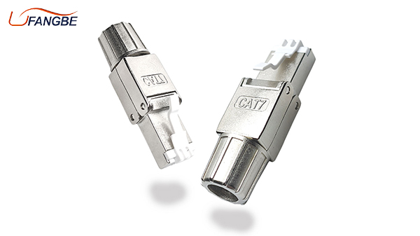 Cat7 Tool-Free RJ45 Connector Toolless Modular Plug