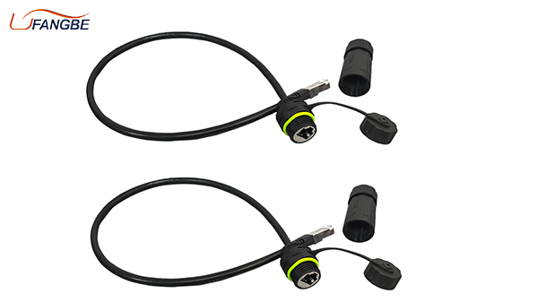 IP68 M20 Waterproof RJ45 Connector Plug With Extension Cable