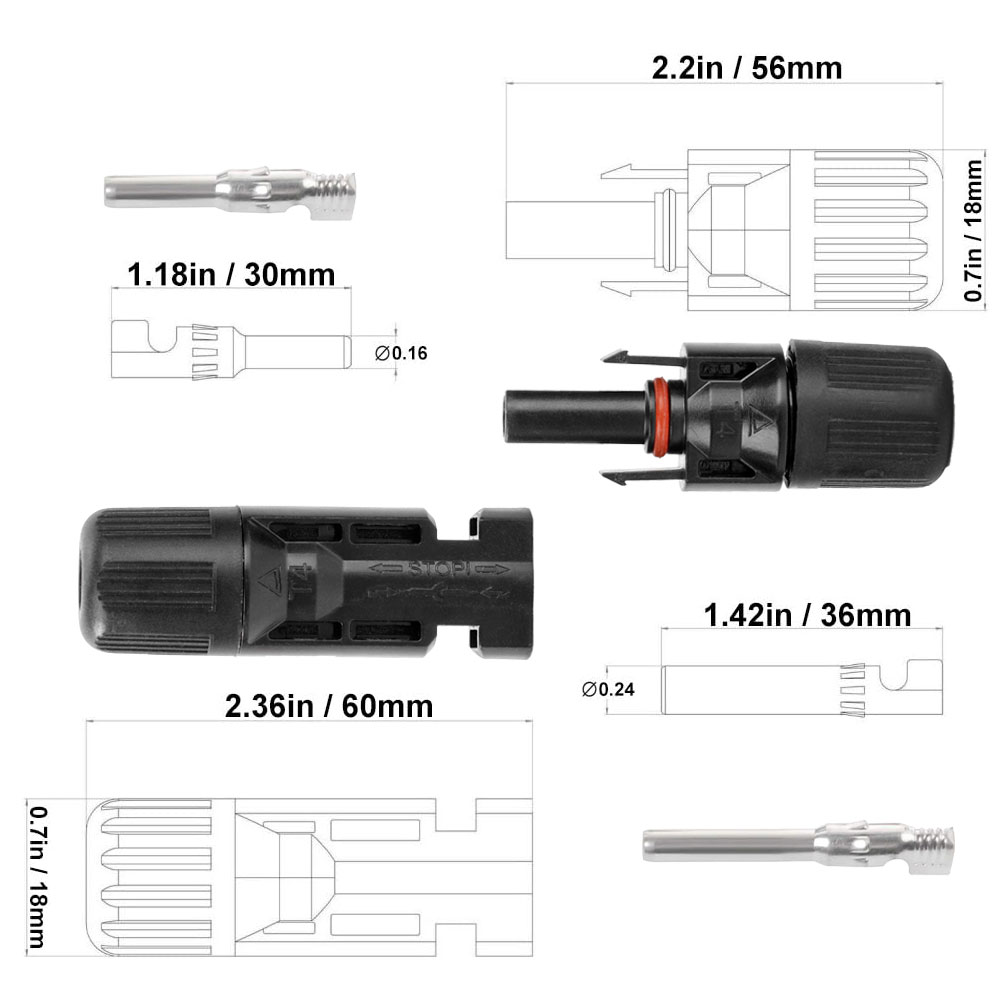 Solar Panel Cable Connector