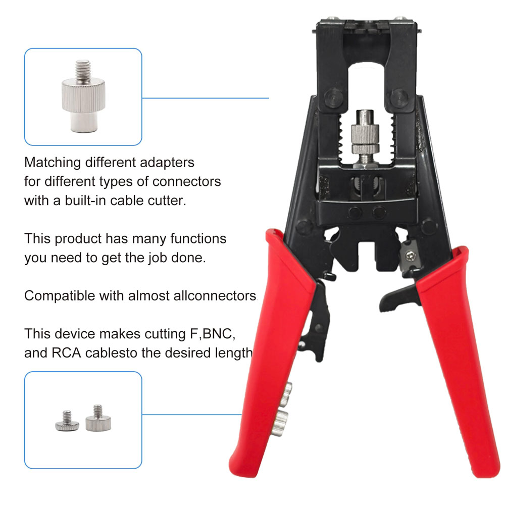 Coaxial Cable Crimper Tool