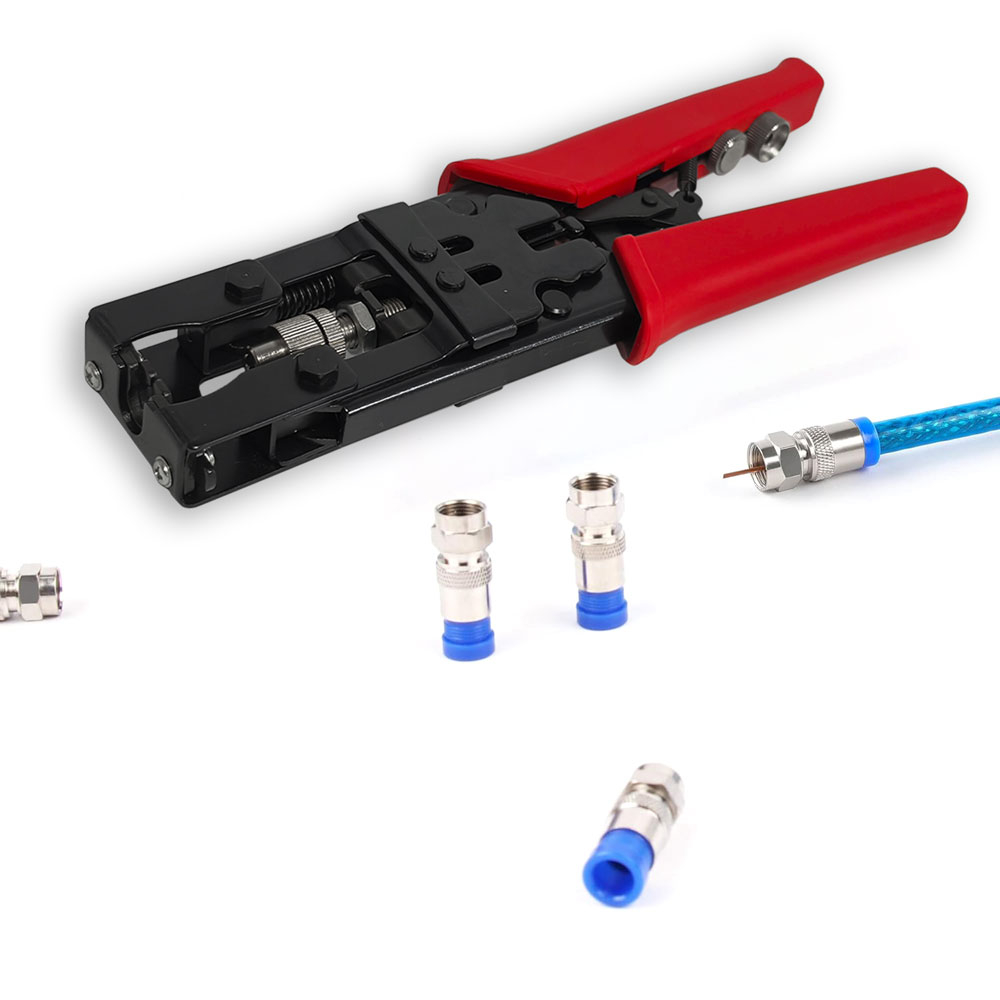 Coaxial Cable Crimper Tool