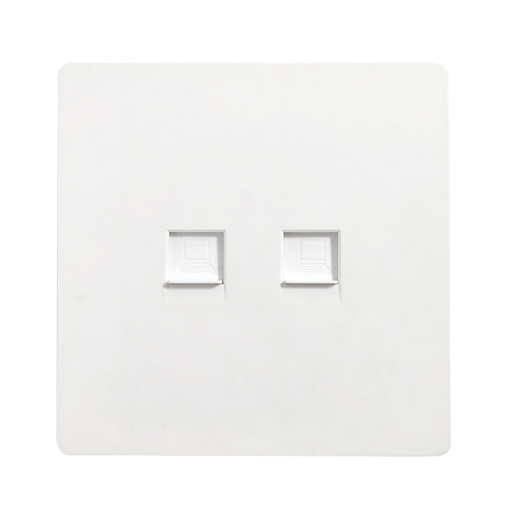 Wall Face Outlet RJ45 FacePlate