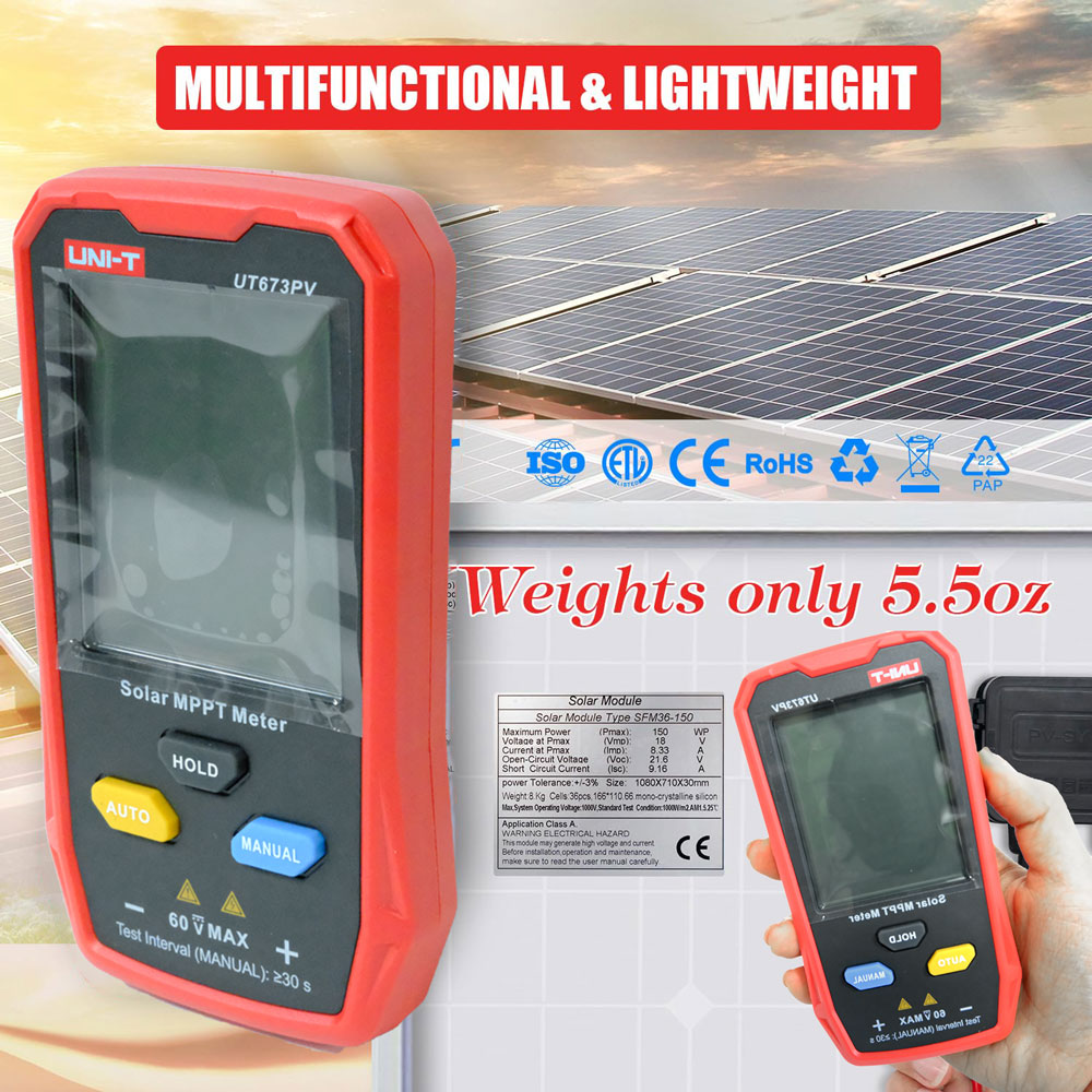 Voltage Solar MPPT Meter