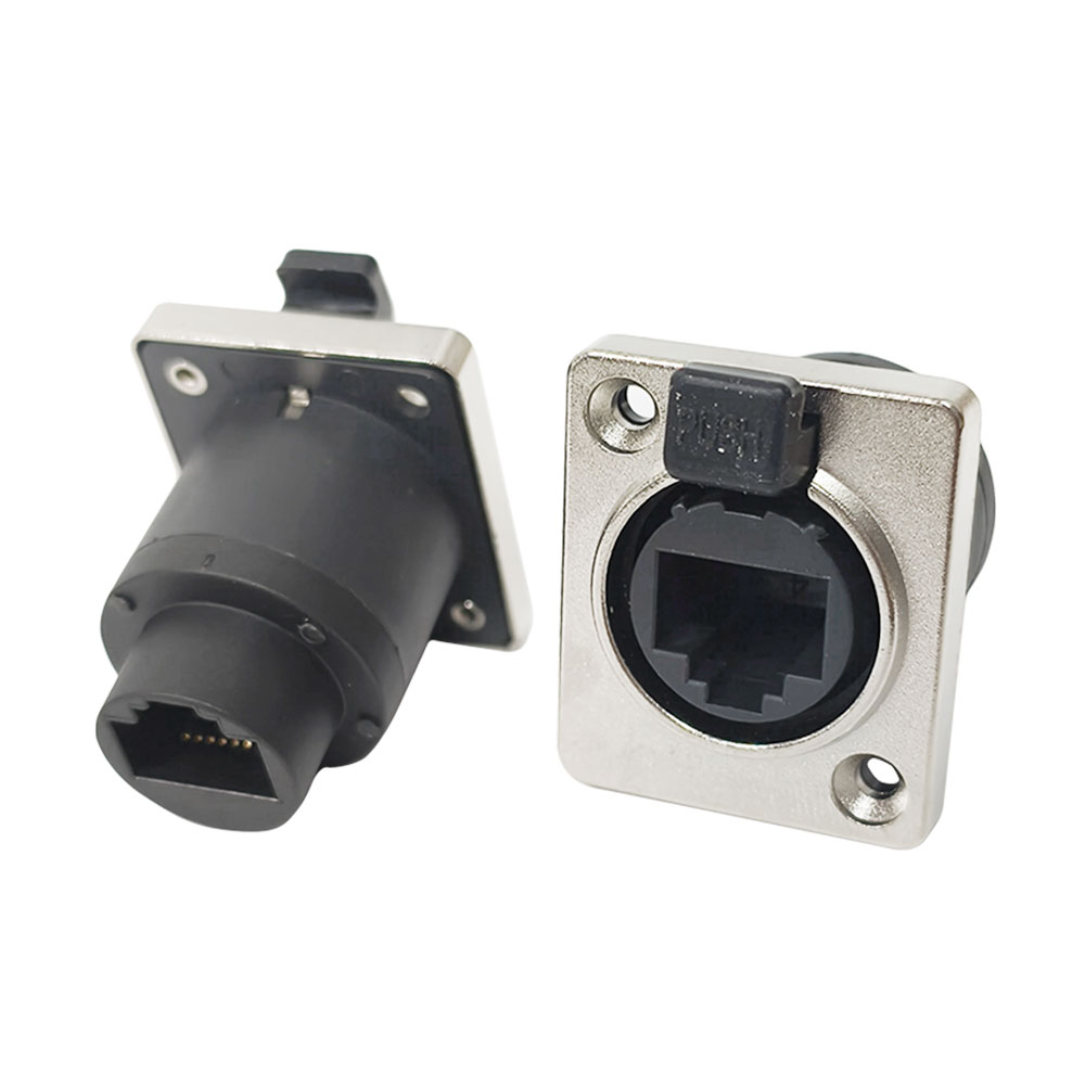 Mount Socket Panel RJ45 Waterproof Connector
