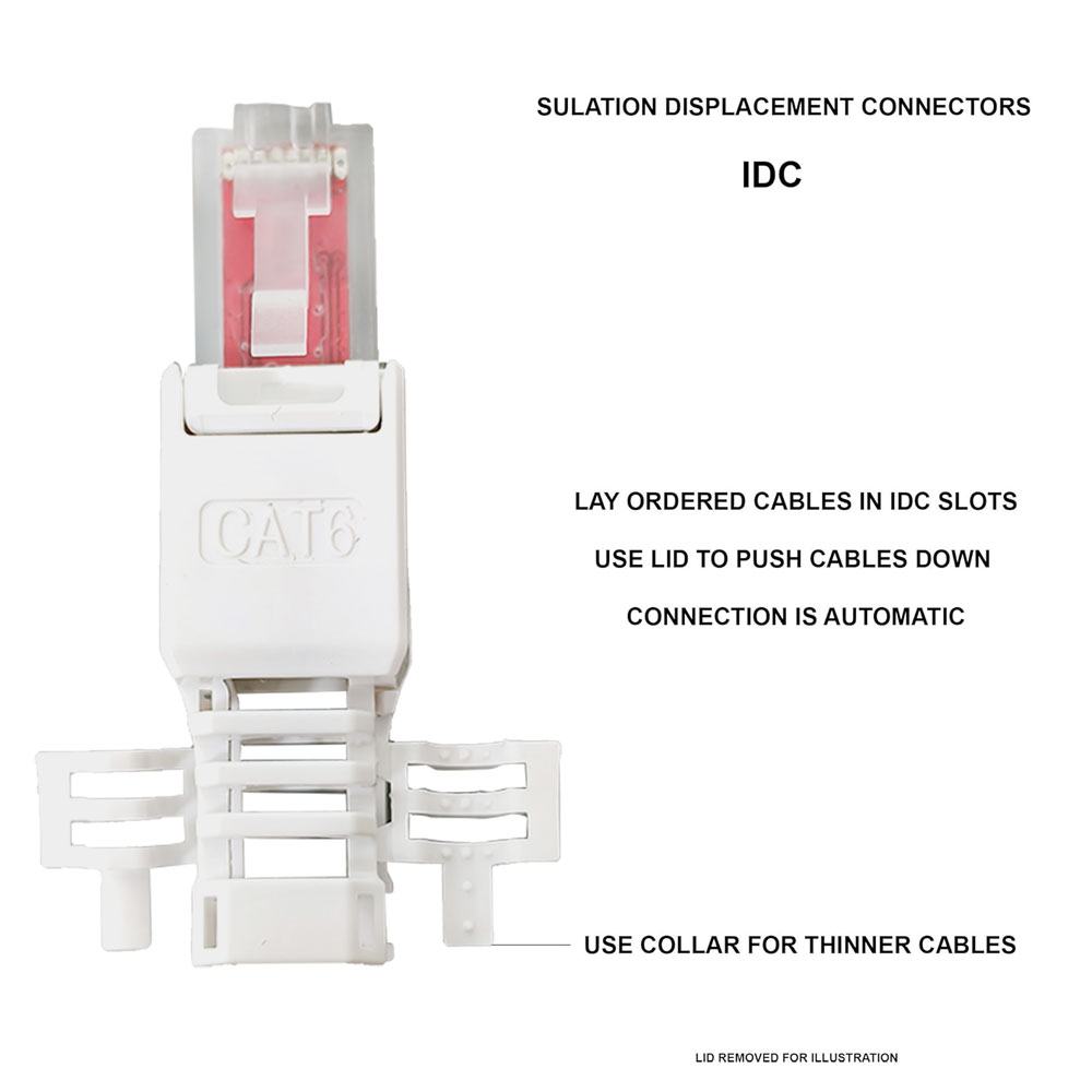 Rj45 Cat6 Toolless Plug
