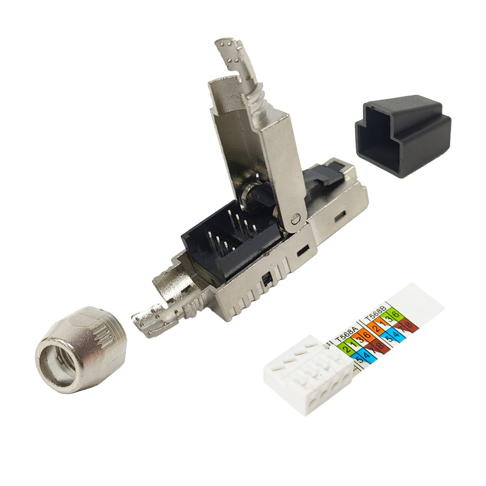 Rj45 Cat8 Toolless Plug