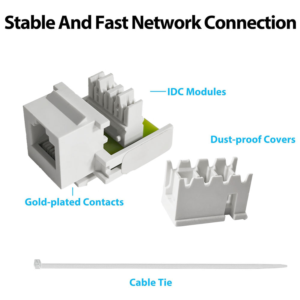 90 Degree UTP Modular Jack