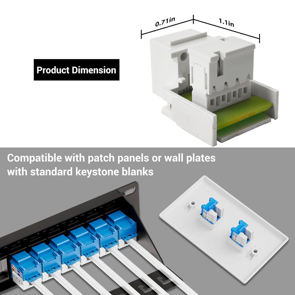 90 Degree UTP Modular Jack